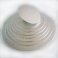PLAQUE GATEAU ROND ARGENT 20 cm 