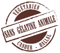 Certifié végétarien - kasher -
